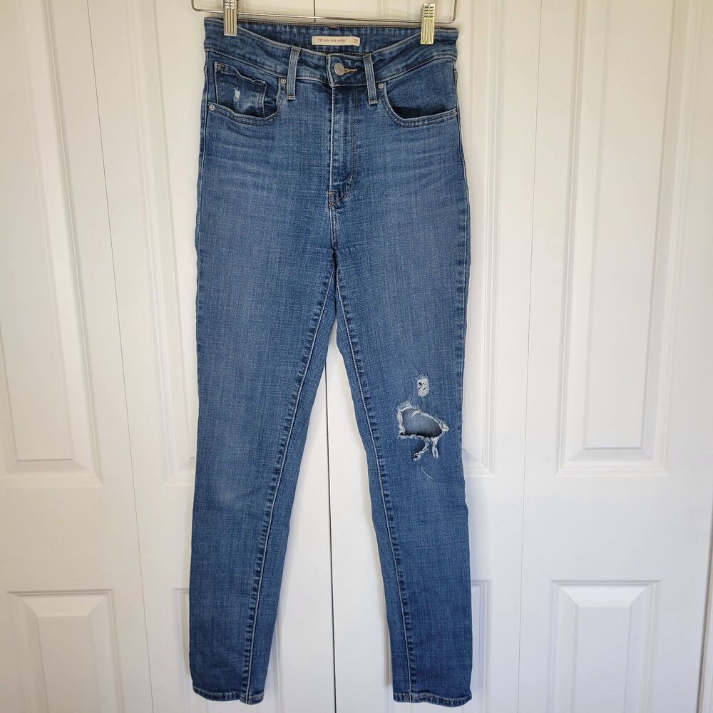 Levis 721 Women's Jeans Hi-Rise Skinny Size 27